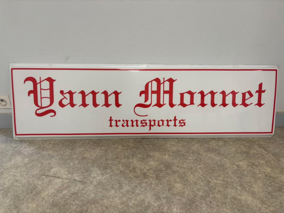 enseigne de camion pour yann monnet 🚛